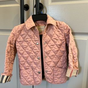 Burberry quilted jacket for kid girl 4Y
